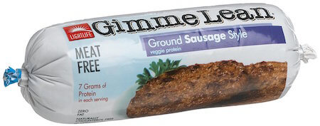 photo of light life brand vegan sausage plant based sausage