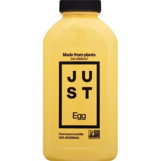 photo of just brand vegan eggs plant based eggs