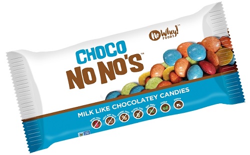 photo no whey foods non gmo brand of m and ms called choco no nos plant based m and ms