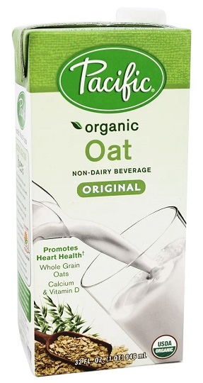 photo of pacific brand organic oat milk
