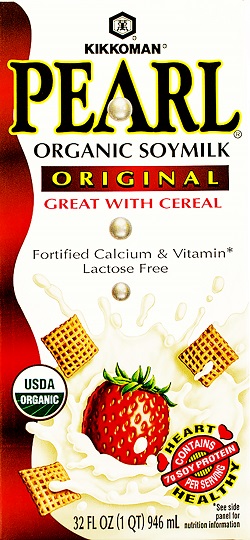 photo of kikkoman pearl brand organic soy milk