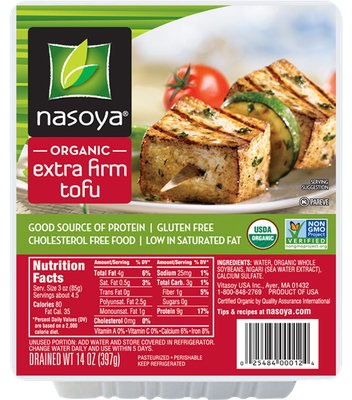photo of nasoya brand non gmo organic extra firm tofu non gmo organic extra firm tofu