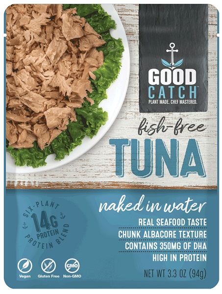 photo of good catch brand vegan tuna plant based tuna
