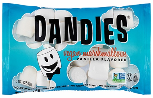 photo of dandies brand of non gmo vegan marshmallows plant based marshmallows